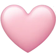 Light pink heart sticker