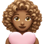light pink heart  sticker