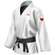taekwondo coat sticker