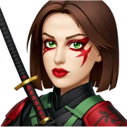 Shadow Samurai sticker