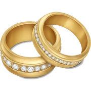 wedding rings sticker