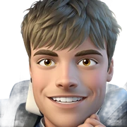 smiling boy on phone screen sticker