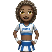 Cheerleader sticker