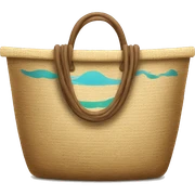 Beach bag sticker