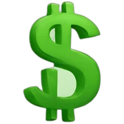 dollar sticker