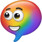 rainbow pop sticker