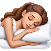 Ariana Grande sleeping sticker