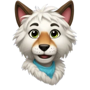 Furry anthro sticker