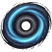 black hole sticker