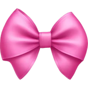 pink bow sticker