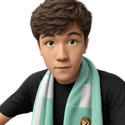 casual boy with towel sticker