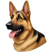 German shepherd  sticker