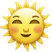 Sunshine sticker