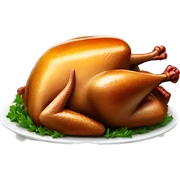 Cooked turkey sticker
