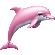 Pastel-pink-colors-dolphin sticker