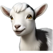 Baby goat sticker
