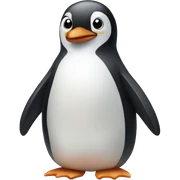 Cute penguin sticker