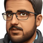 bearded boy with glasses portrait sticker