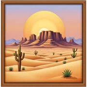 desert sticker