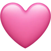 pink heart sticker