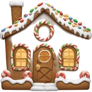 Gingerbread house sticker