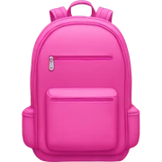Pink backpack sticker