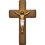 Cross with Jesus on it  sticker