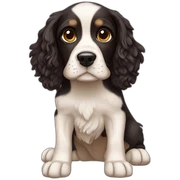 spring spaniel latino sticker