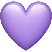 Light Purple Heart  sticker