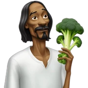 Snoop Dogg Smoking Broccoli sticker