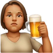 Cerveza Drinker sticker