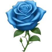 Blue roses sticker