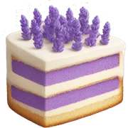 Lavender cake sticker