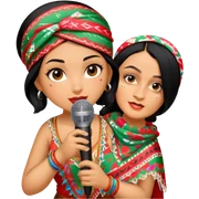 Colorful Singer sticker
