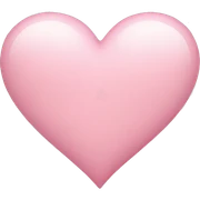 Light pink heart  sticker