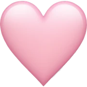 Light pink heart sticker