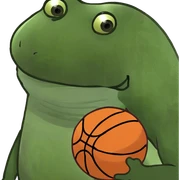 Donut basketball sticker