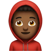 guy in the red hoodie sticker