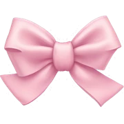 Light pink bow  sticker