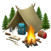 camping  sticker