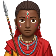 Masai Warrior  sticker