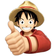 Thumb up Luffy sticker