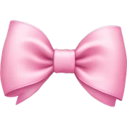 Baby pink bow  sticker