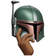 Mandalorian face palm sticker