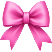 pink bow sticker