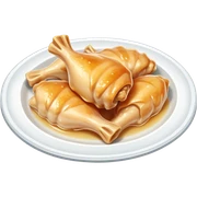 Plate of chicken cartilage  sticker