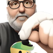 bearded guy in glasses sticker