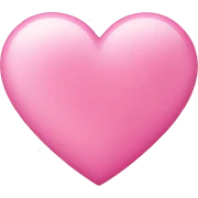 Pink heart  sticker