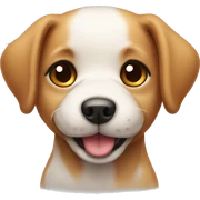 Cute dog sticker