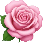 Pink rose sticker
